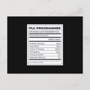 SPS-Programmierer Funny Programming Fakten Postkarte