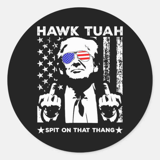 Spucke auf dieses Ding Funny 1 Runder Aufkleber (Vorderseite)