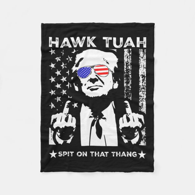 Spucke auf dieses Ding Funny 4 Fleecedecke (Vorderseite)