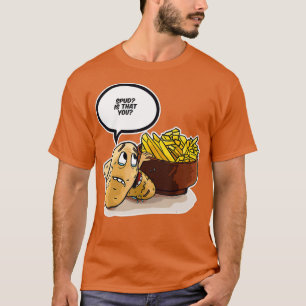 Spud ist, dass du leider Kartoffeln lustig Französ T-Shirt