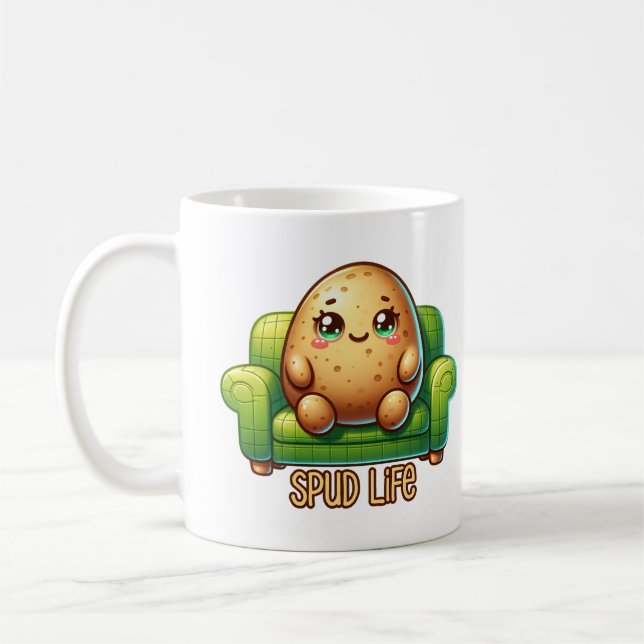 Spud Life, Couch Potato Kaffeetasse (Links)