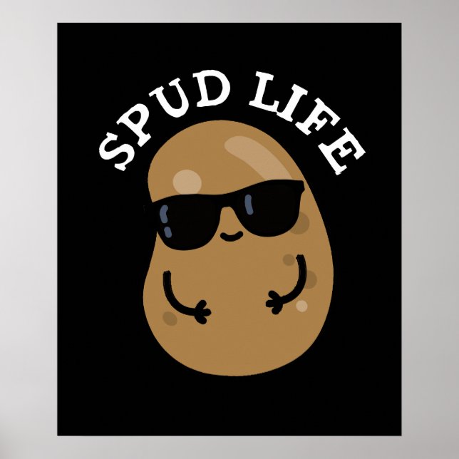 Spud Life Funny Potato Puppe Dark BG Poster (Vorne)