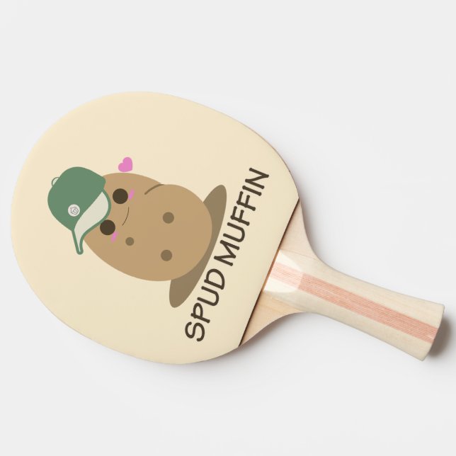 Spud Muffin Tischtennis Schläger (Seitenansicht)