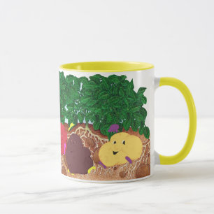 Spudpeeps in der Kartoffel-Flecken-Tasse Tasse