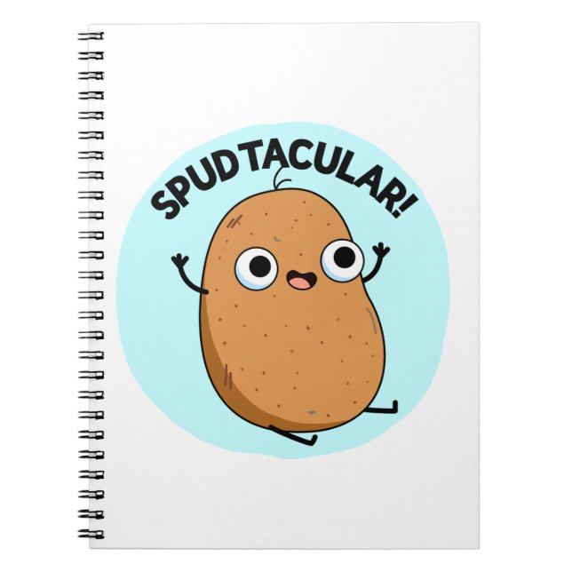 Spudtacular Funny Potato Pub Notizblock (Vorderseite)