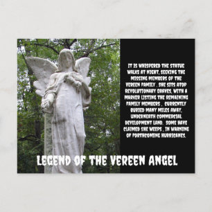 Spuk Angel Statue Postcard Postkarte