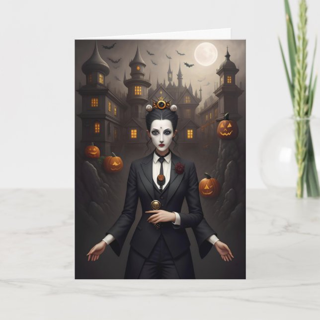 Spuk Aufwärmen und Tränen Einladung (Vorderseite)