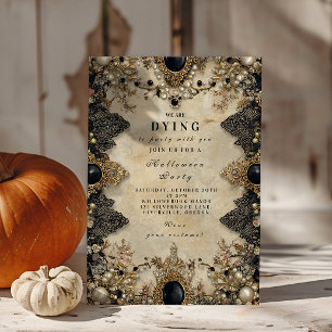 Spuk Cameo Gothic Halloween Einladung