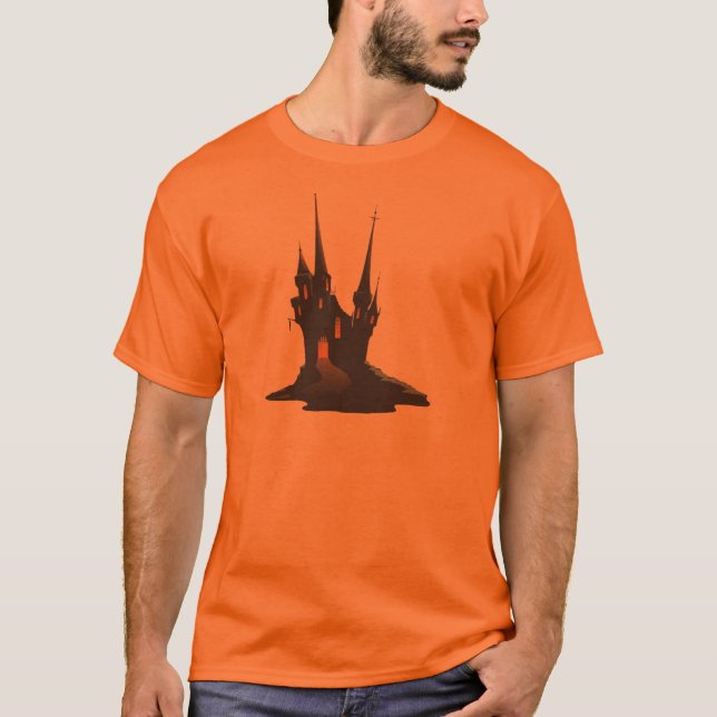 Spuk Castle Halloween Shirt (Vorderseite)