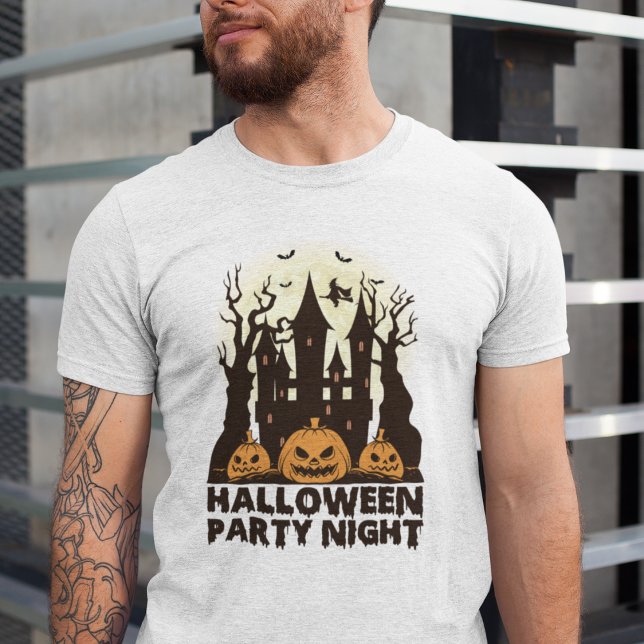Spuk Castle Party Night Tri-Blend Shirt (Von Creator hochgeladen)