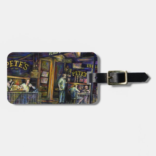  Spuk durch die amorphe Form der Schatten Gepäckanhänger (Vorderseite horizontal)