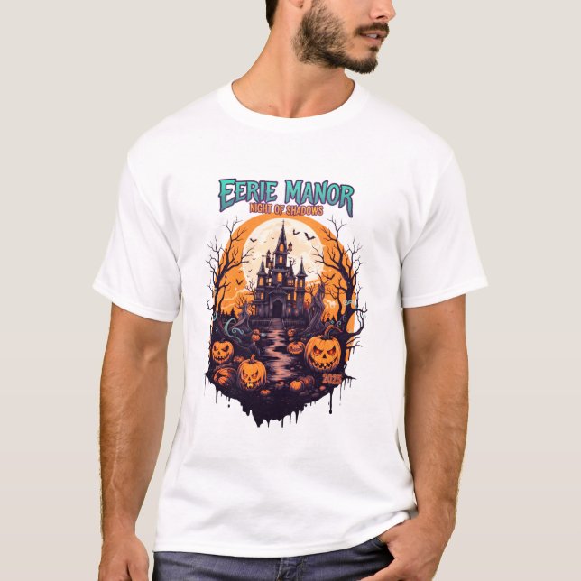 Spuk Eerie Manor Jack O’Lantern T-Shirt (Vorderseite)