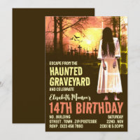 Spuk Friedhof Thema Escape Room Geburtstagsparty