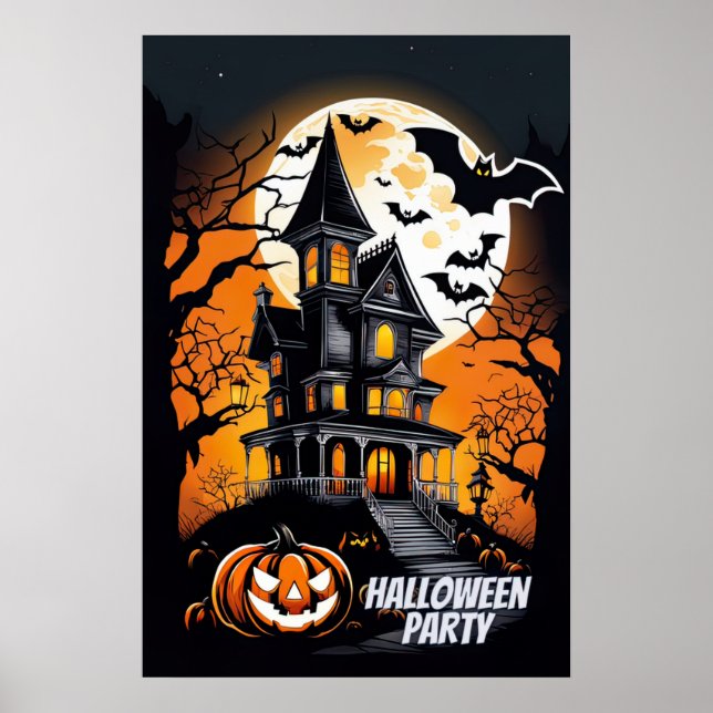 Spuk Gala, Halloween-Party Poster (Vorne)