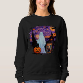 Spuk Ghost Spirit - Halloween Horror Night Scene Sweatshirt