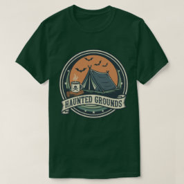 Spuk Gründe Spookes Camping Kaffeedesign T-Shirt
