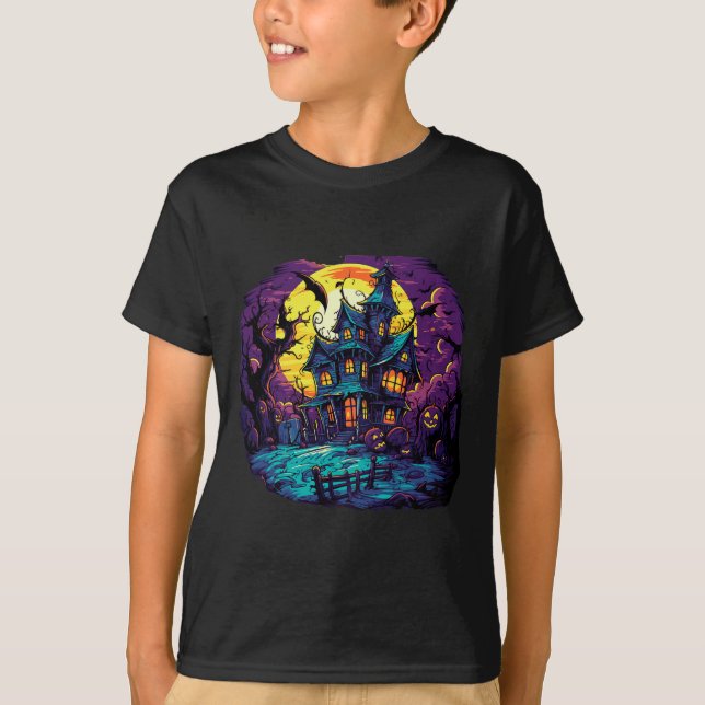 Spuk Halloween-Kostüm T-Shirt (Vorderseite)