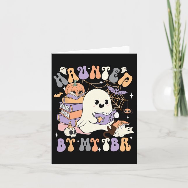 Spuk Halloween-Kostümgespenst Karte (Vorderseite)