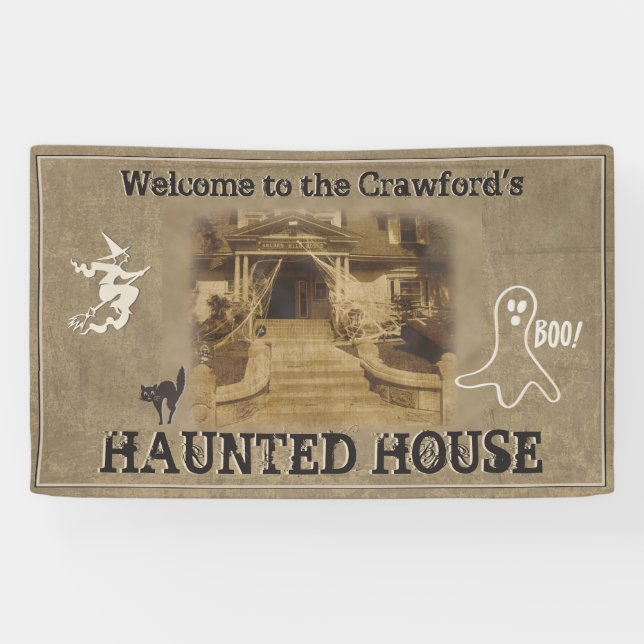 Spuk Halloween-Party Banner (Horizontal)