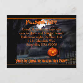 Spuk Halloween-Party Einladung