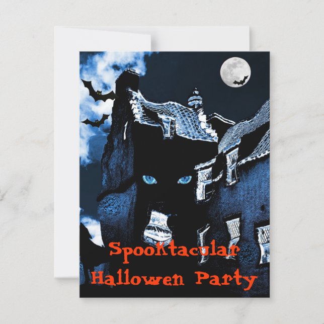 Spuk Halloween-Party Einladung (Vorderseite)