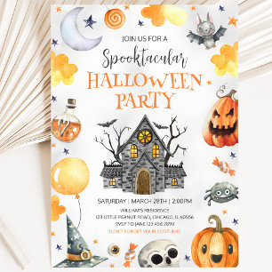Spuk Halloween-Party Einladung