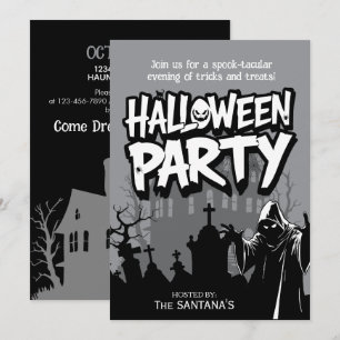 Spuk Halloween-Party Einladung