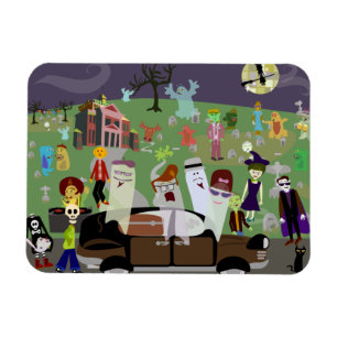 Spuk Halloween-Party Magnet