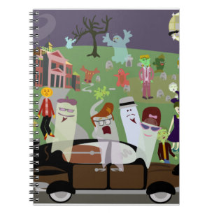 Spuk Halloween-Party Notizblock