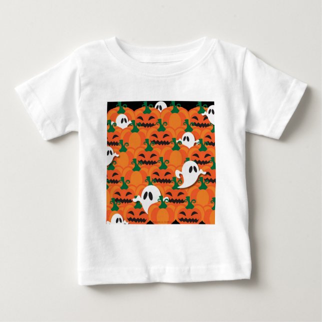 Spuk Halloween-Pumpkin-Patchghosts Baby T-shirt (Vorderseite)