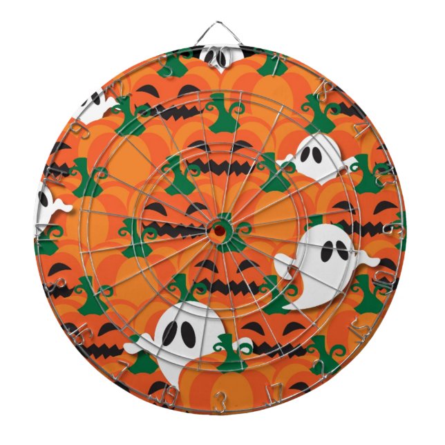 Spuk Halloween-Pumpkin-Patchghosts Dartscheibe (vorne)