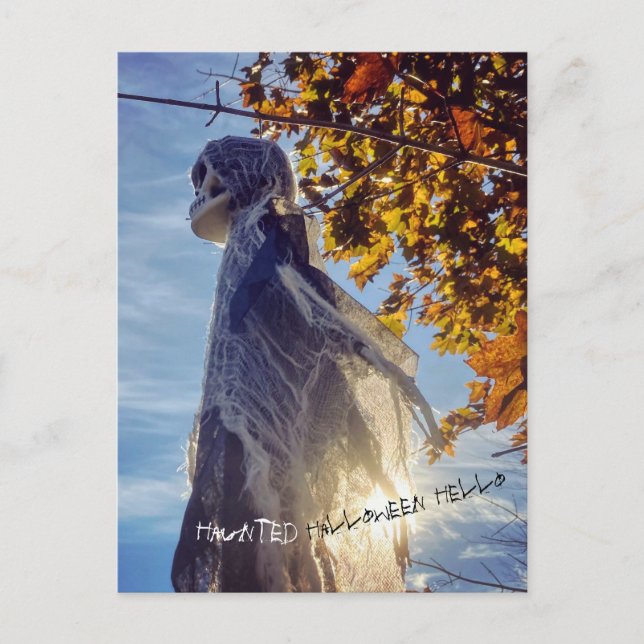 Spuk Halloween Spirit Postcard Postkarte (Vorderseite)