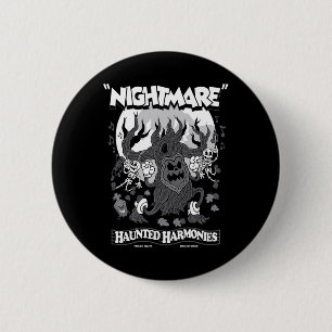 Spuk Harmonien - Vintager Cartoon Halloween - Cr Button