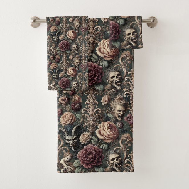 Spuk Harmonik - Gotik Viktorianisch Badhandtuch Set (Insitu)