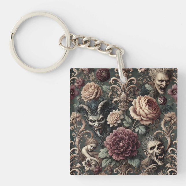 Spuk Harmonik - Gotik Viktorianisch Schlüsselanhänger (Vorderseite)