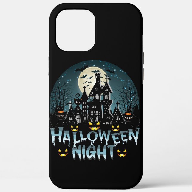 Spuk Haus, Beängstigende Halloween-Nacht Case-Mate iPhone Hülle (Rückseite)
