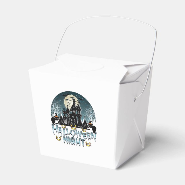 Spuk Haus, Beängstigende Halloween-Nacht Geschenkschachtel (Vorderseite)