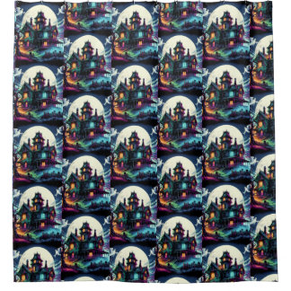 Spuk Haus Duschvorhang