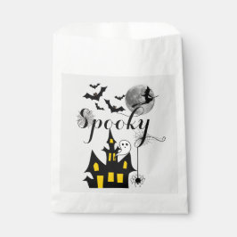 Spuk Haus Flying Hexe Spooky Halloween Geschenktütchen