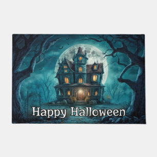 Spuk Haus Frohe Halloween Fußmatte