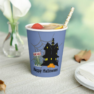 Spuk Haus für den Verkauf von Papier Cup Pappbecher