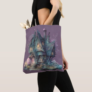 Spuk Haus griechisch grün rosa Halloween