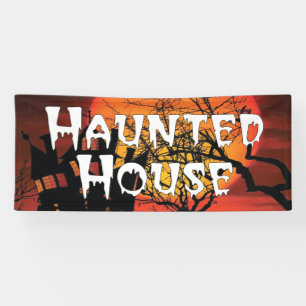 Spuk Haus Halloween Banner