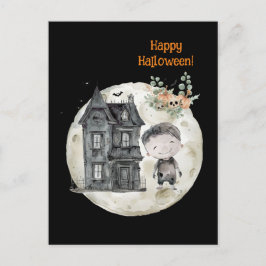 Spuk Haus Mummy and Friends Halloween-Party Postkarte