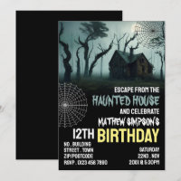 Spuk Haus Thema, Escape Room, Geburtstagsparty