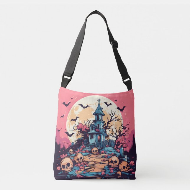 Spuk Haus Tragetaschen Mit Langen Trägern (Vorderseite)