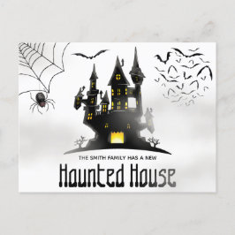 Spuk Haus, vermeintlich verführerische Verkündigun Postkarte