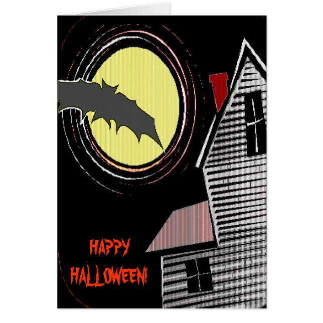 Spuk Haus Vollmond und Bat (Vorne)