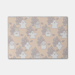 Spuk Häuser Halloweens Post-it Klebezettel