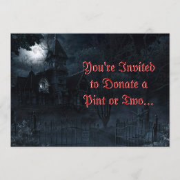 Spuk Herrenhaus Einladung